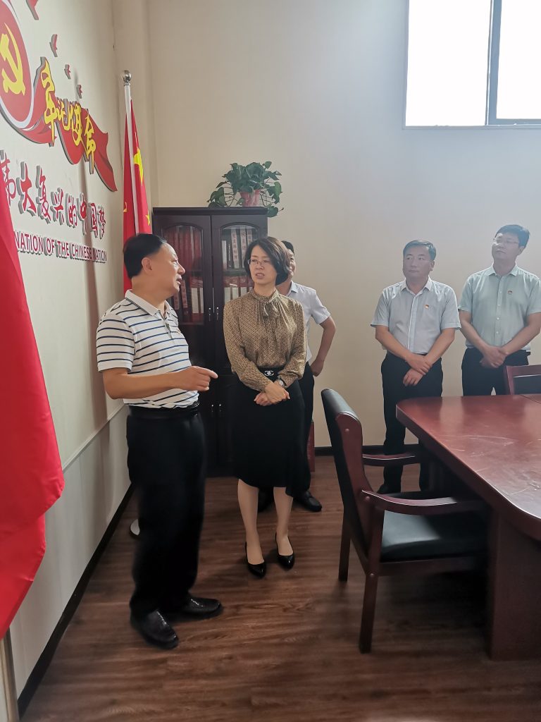 市委常委、组织部部长吕娜等一行莅临我司调研