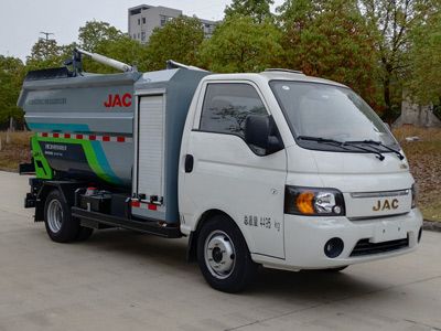 江淮牌HFC5040ZZZEV2Z型純電動自裝卸式垃圾車